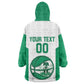 Afro Basketball Custom Nigeria Wearable Blanket Hoodie Come On Tigers - African Pride