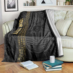 Afro Basketball Custom Egypt Blanket Come On Pharaohs - African Pride