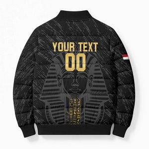 Egypt Basketball Custom Bomber Puffer Jacket Come On Pharaohs