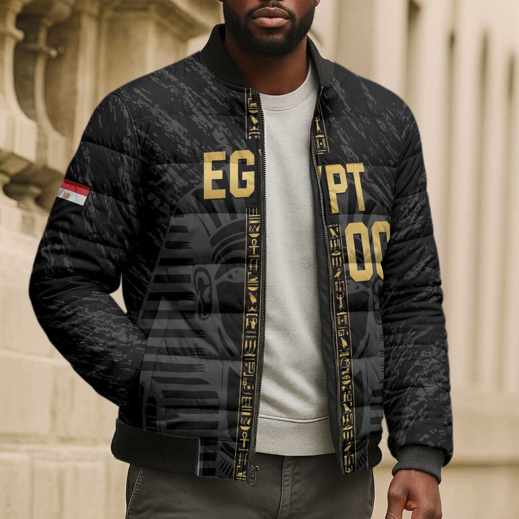 Egypt Basketball Custom Bomber Puffer Jacket Come On Pharaohs