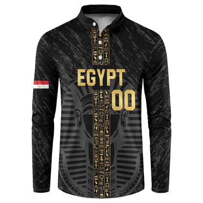 Egypt Basketball Custom Button Sweatshirt Come On Pharaohs