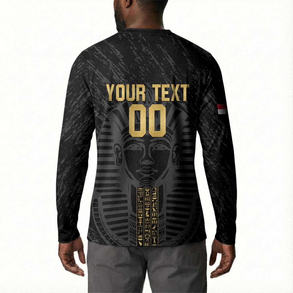 Egypt Basketball Custom Button Sweatshirt Come On Pharaohs