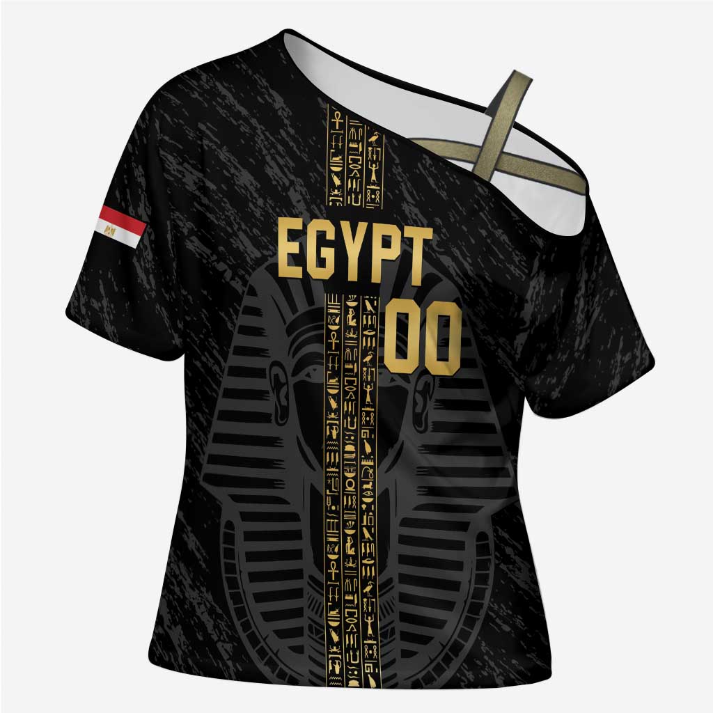 Egypt Basketball Custom Cross Shoulder Shirt Come On Pharaohs