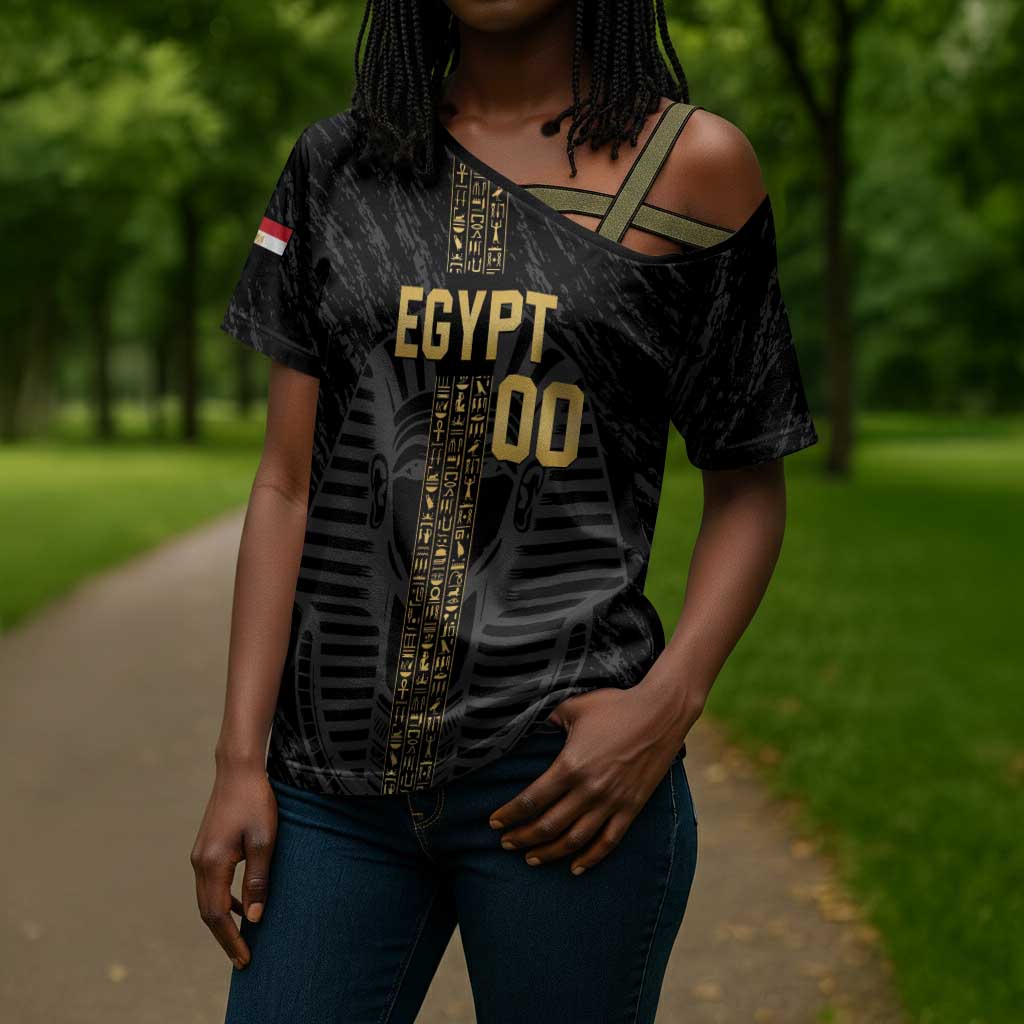 Egypt Basketball Custom Cross Shoulder Shirt Come On Pharaohs