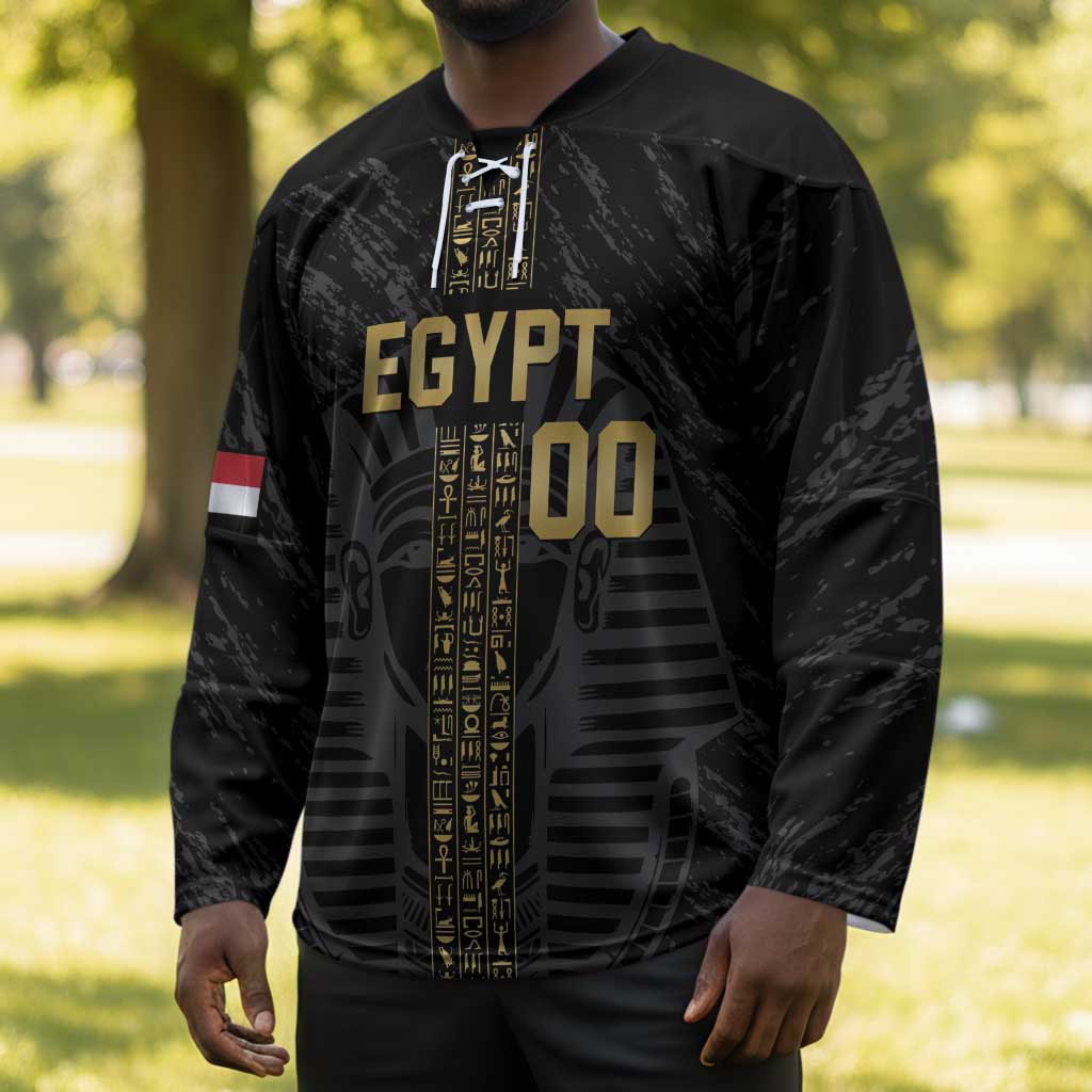 Egypt Basketball Custom Hockey Jersey Come On Pharaohs