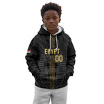 Afro Basketball Custom Egypt Kid Hoodie Come On Pharaohs - African Pride