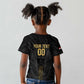 Afro Basketball Custom Egypt Kid T shirt Come On Pharaohs - African Pride