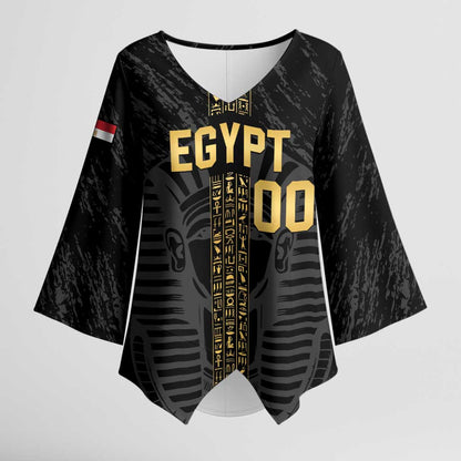 Egypt Basketball Custom Kimono Sleeve Blouse Come On Pharaohs