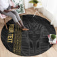 Afro Basketball Custom Egypt Round Carpet Come On Pharaohs - African Pride