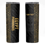 Afro Basketball Custom Egypt Skinny Tumbler Come On Pharaohs - African Pride
