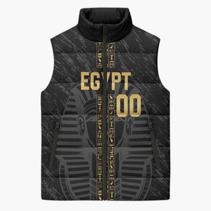 Egypt Basketball Custom Sleeveless Puffer Jacket Come On Pharaohs