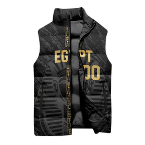 Egypt Basketball Custom Sleeveless Puffer Jacket Come On Pharaohs