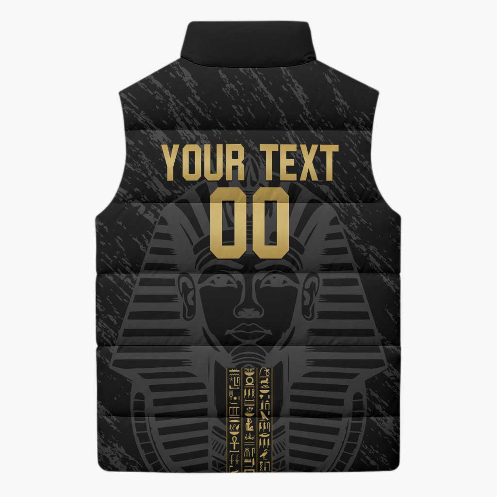 Egypt Basketball Custom Sleeveless Puffer Jacket Come On Pharaohs