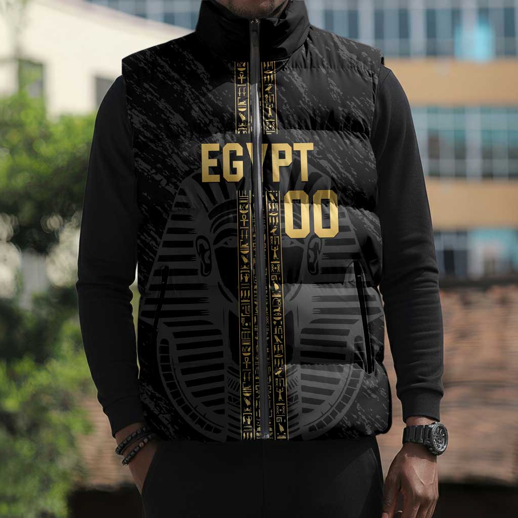 Egypt Basketball Custom Sleeveless Puffer Jacket Come On Pharaohs