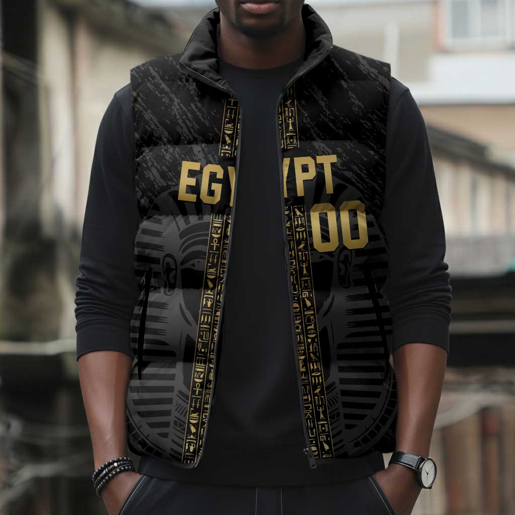 Egypt Basketball Custom Sleeveless Puffer Jacket Come On Pharaohs