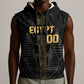Afro Basketball Custom Egypt Sleeveless Zip Hoodie Come On Pharaohs - African Pride