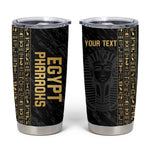 Afro Basketball Custom Egypt Tumbler Cup Come On Pharaohs - African Pride