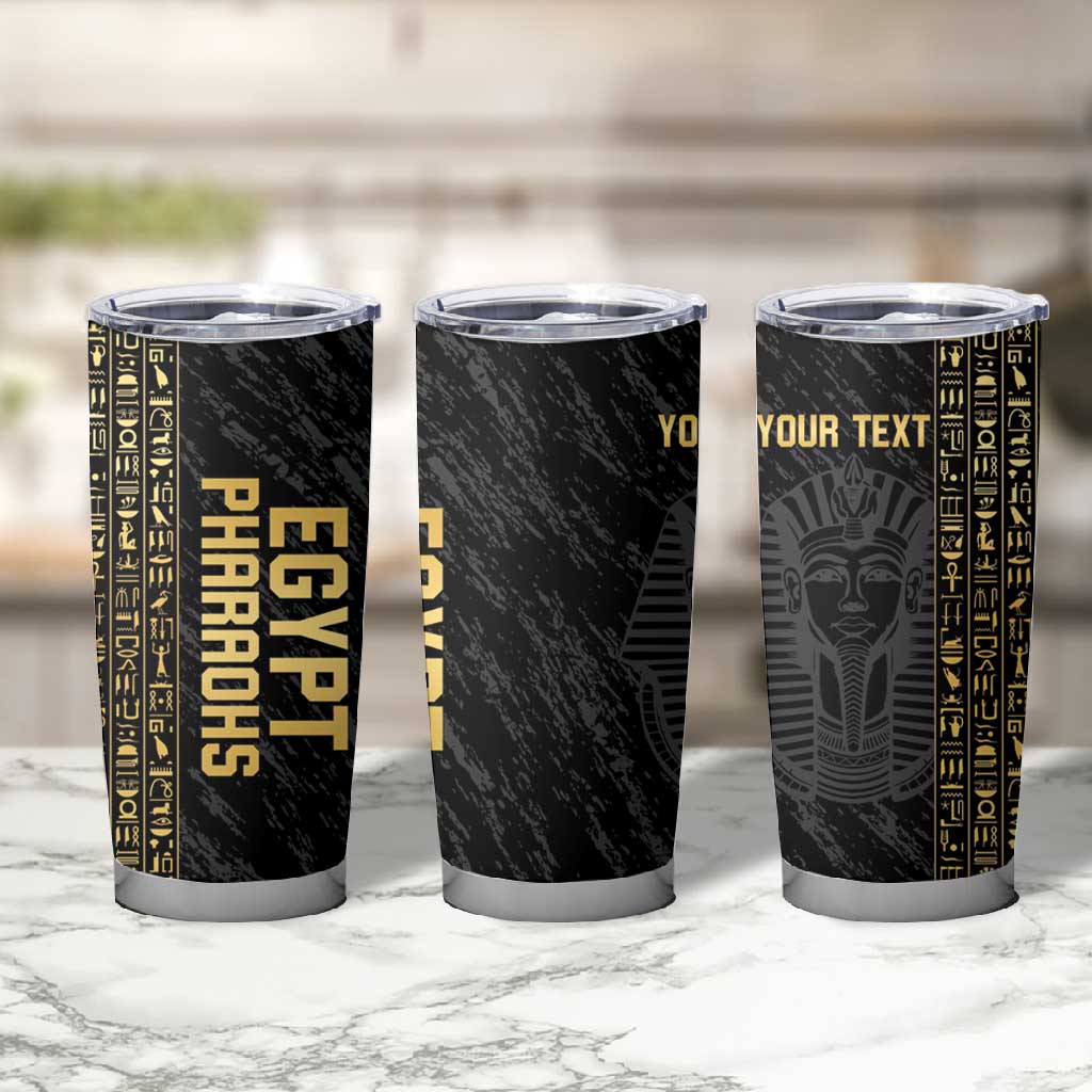 Afro Basketball Custom Egypt Tumbler Cup Come On Pharaohs - African Pride