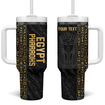Afro Basketball Custom Egypt Tumbler With Handle Come On Pharaohs - African Pride
