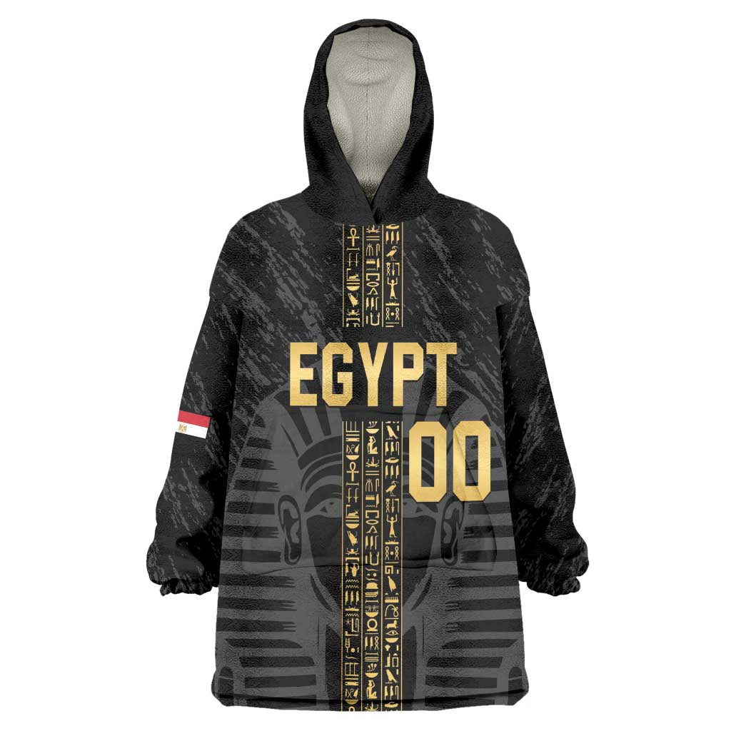 Afro Basketball Custom Egypt Wearable Blanket Hoodie Come On Pharaohs - African Pride