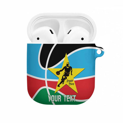 South Sudan Basketball Custom AirPods Case Come On Bright Stars