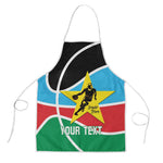 South Sudan Basketball Custom Apron Come On Bright Stars
