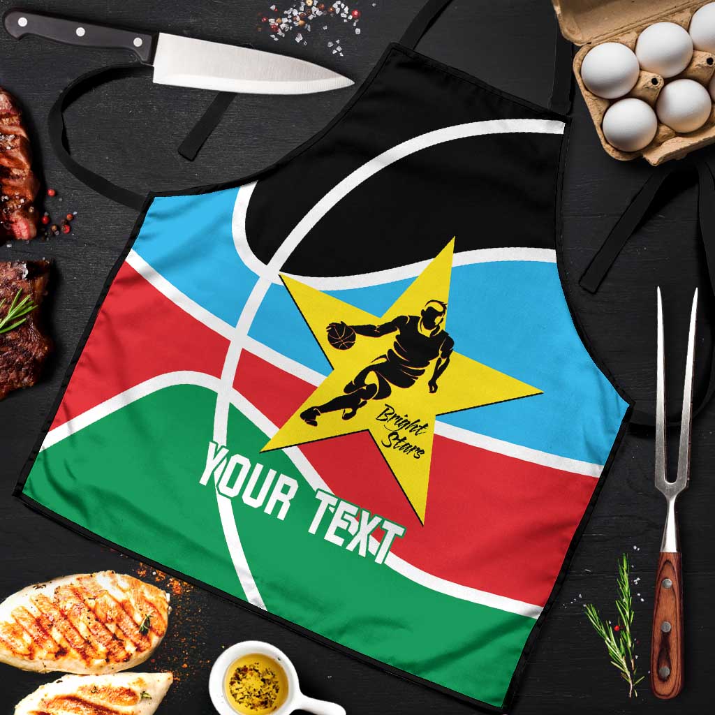 South Sudan Basketball Custom Apron Come On Bright Stars