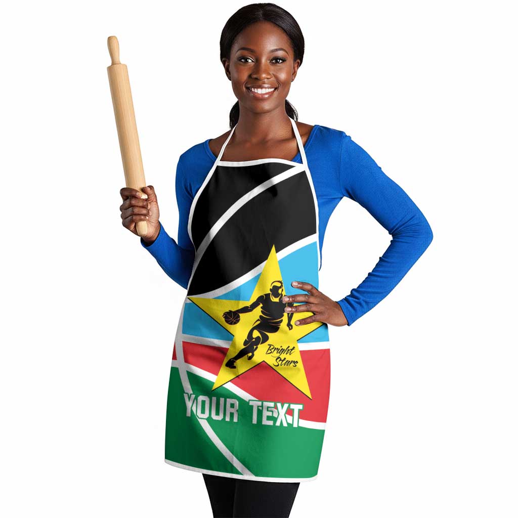 South Sudan Basketball Custom Apron Come On Bright Stars