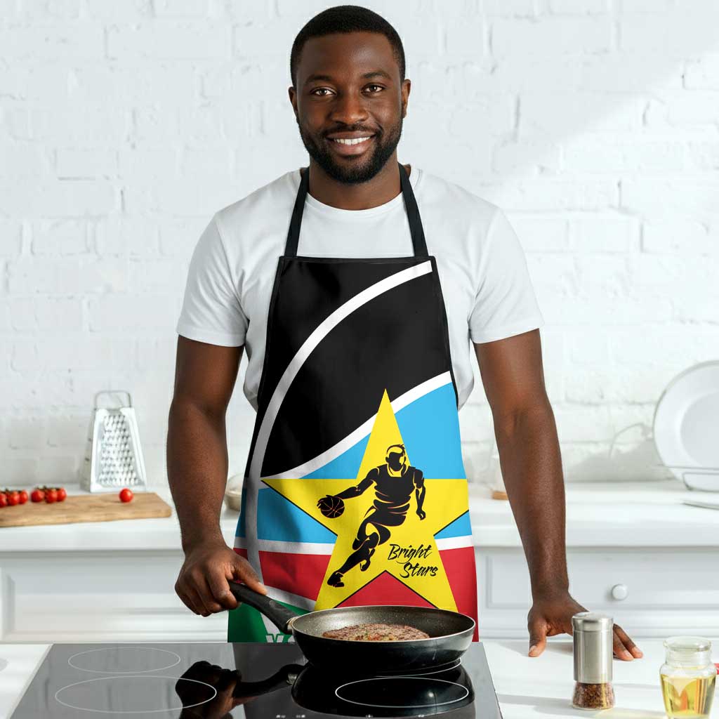 South Sudan Basketball Custom Apron Come On Bright Stars