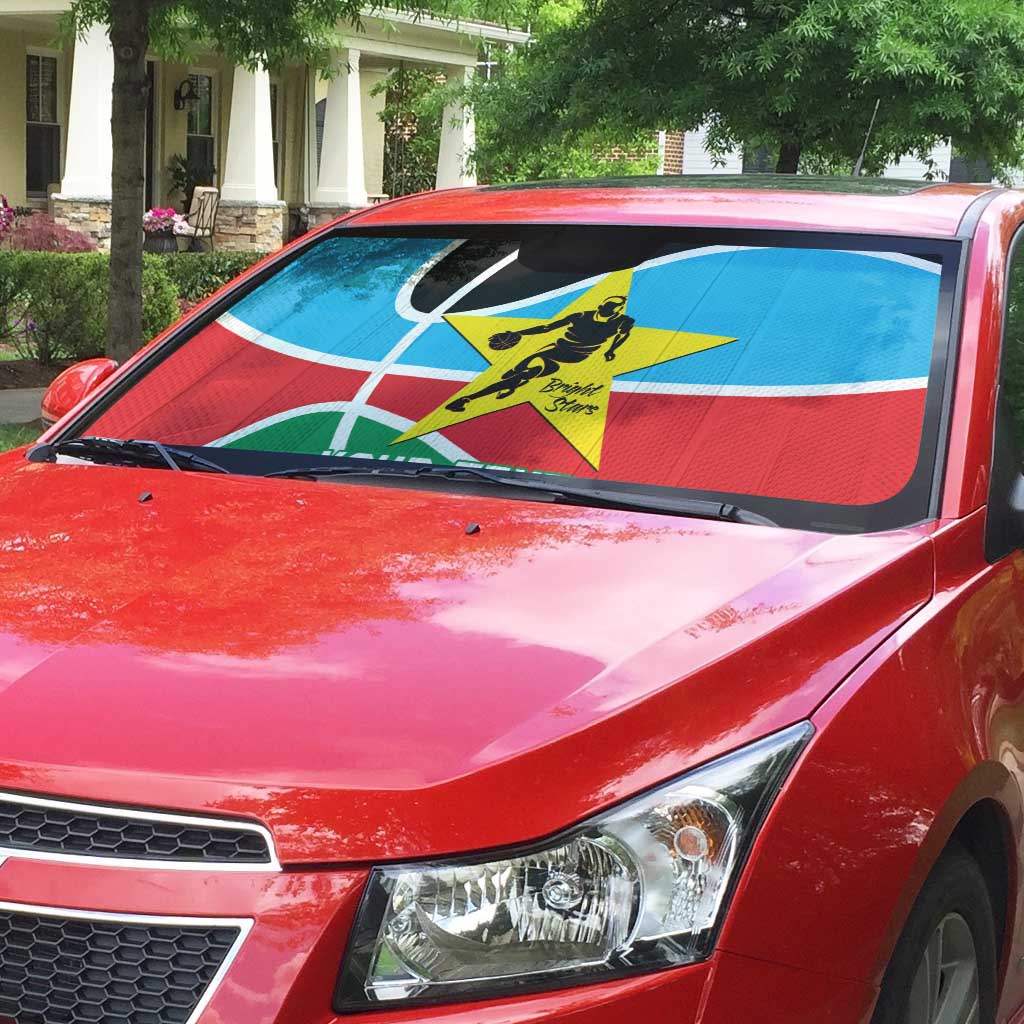 South Sudan Basketball Custom Auto Sun Shade Come On Bright Stars