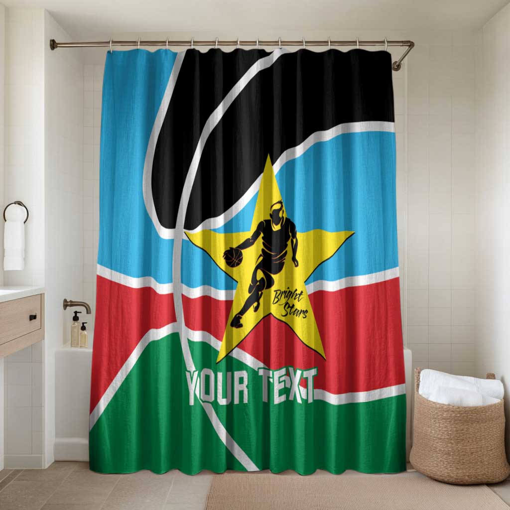 South Sudan Basketball Custom Bathroom Set Come On Bright Stars