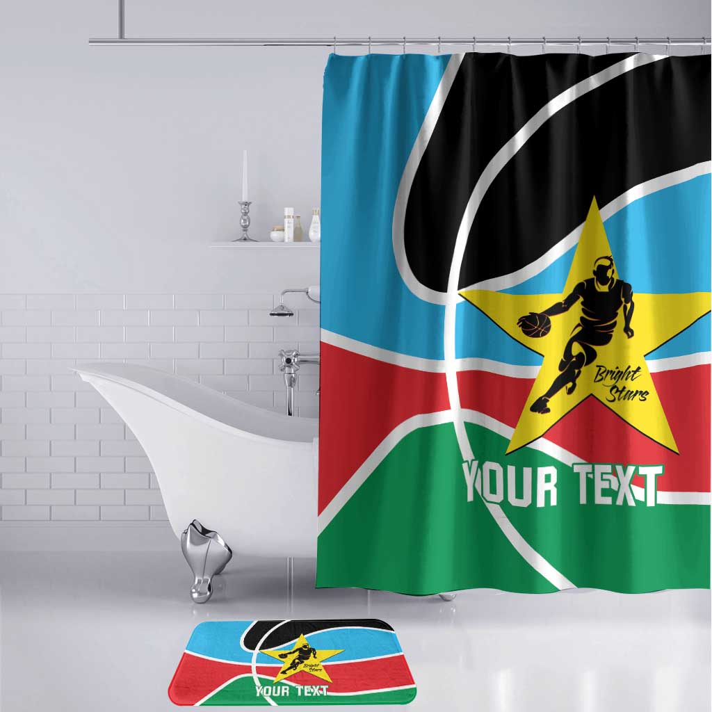 South Sudan Basketball Custom Bathroom Set Come On Bright Stars