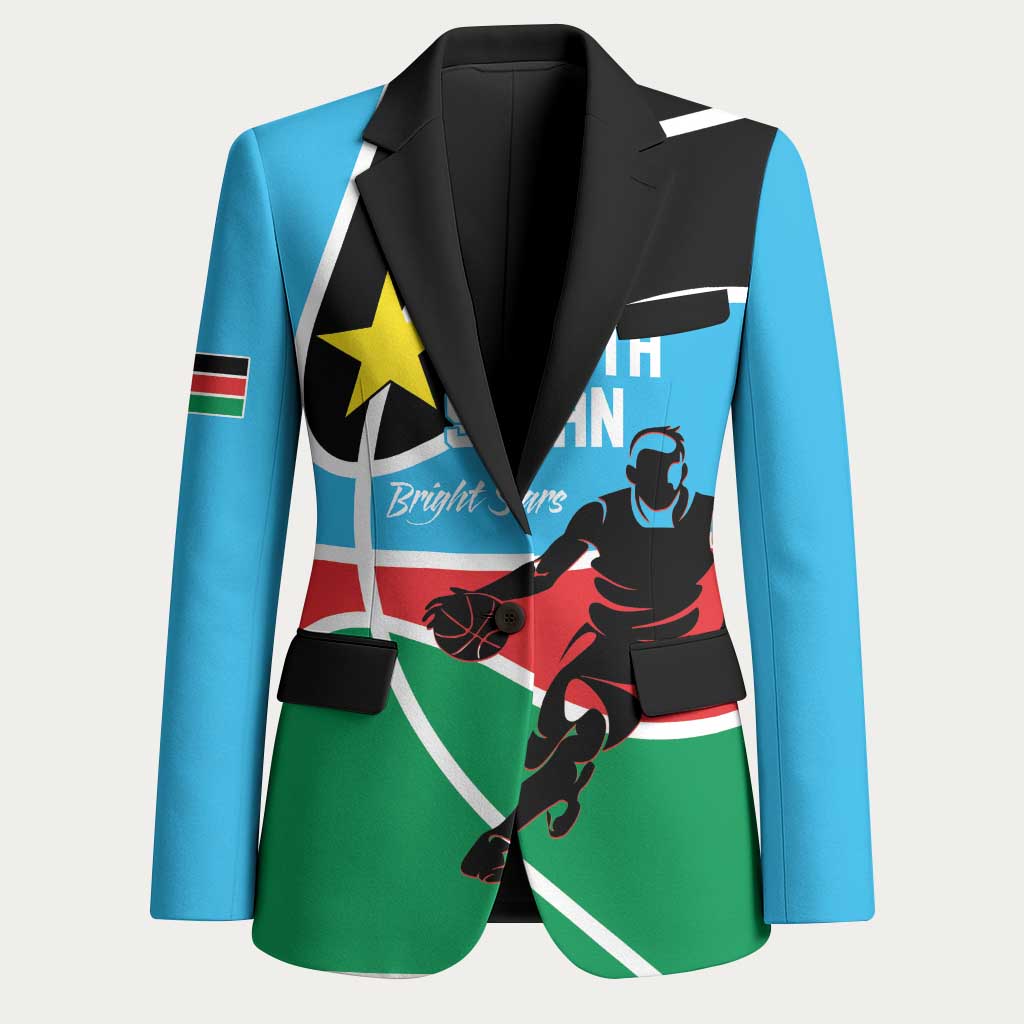South Sudan Basketball Custom Blazer Come On Bright Stars