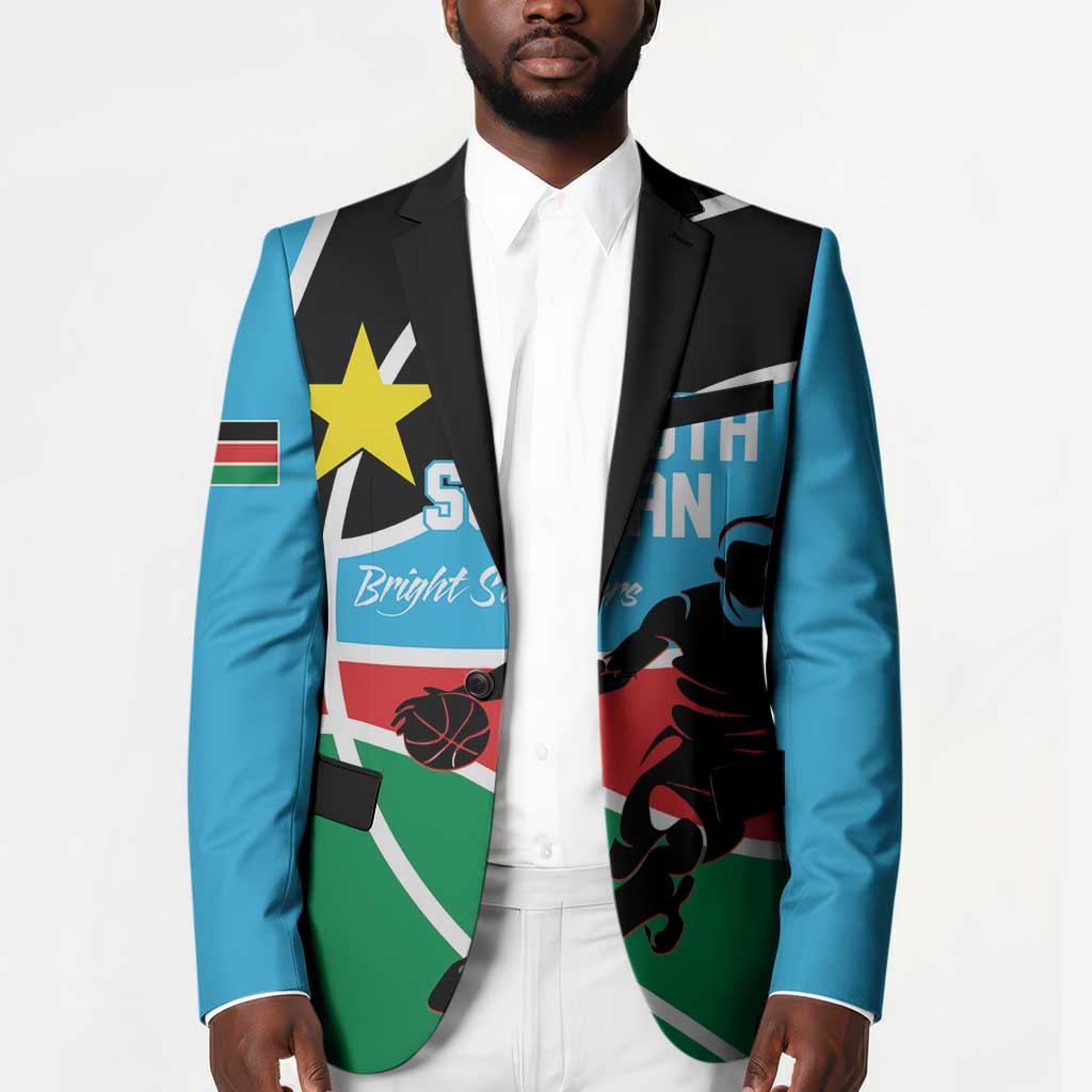 South Sudan Basketball Custom Blazer Come On Bright Stars