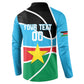 South Sudan Basketball Custom Button Sweatshirt Come On Bright Stars