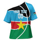 South Sudan Basketball Custom Cross Shoulder Shirt Come On Bright Stars