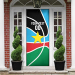 South Sudan Basketball Custom Door Cover Come On Bright Stars