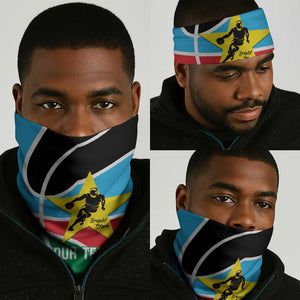 Afro Basketball Custom South Sudan Neck Gaiter Come On Bright Stars LT14