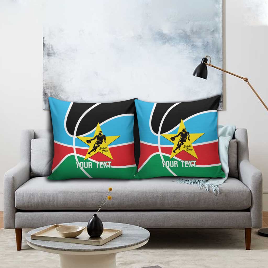 South Sudan Basketball Custom Pillow Cover Come On Bright Stars