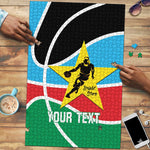 South Sudan Basketball Custom Puzzle Come On Bright Stars
