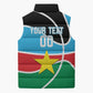 South Sudan Basketball Custom Sleeveless Puffer Jacket Come On Bright Stars