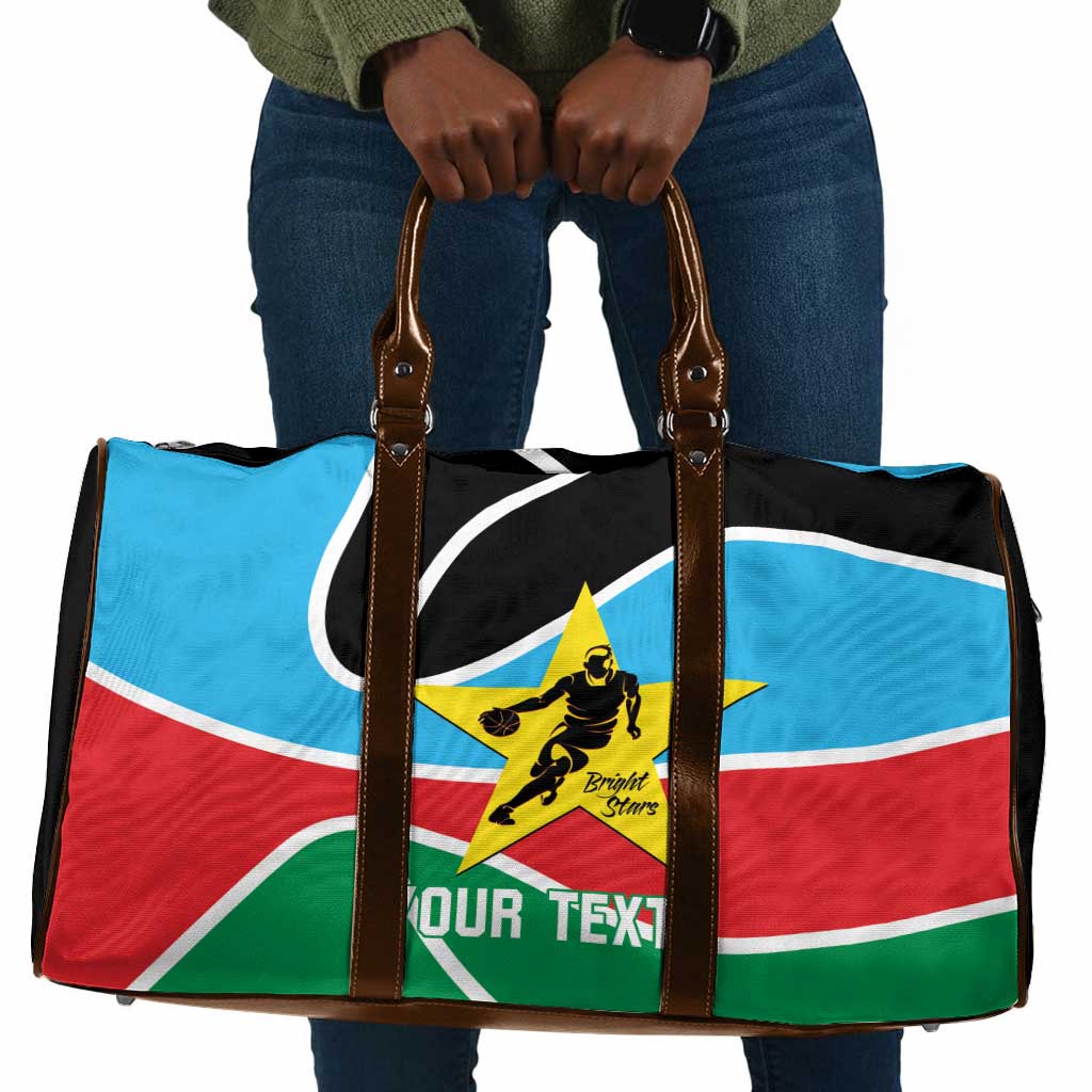 South Sudan Basketball Custom Travel Bag Come On Bright Stars