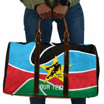 South Sudan Basketball Custom Travel Bag Come On Bright Stars