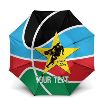 South Sudan Basketball Custom Umbrella Come On Bright Stars