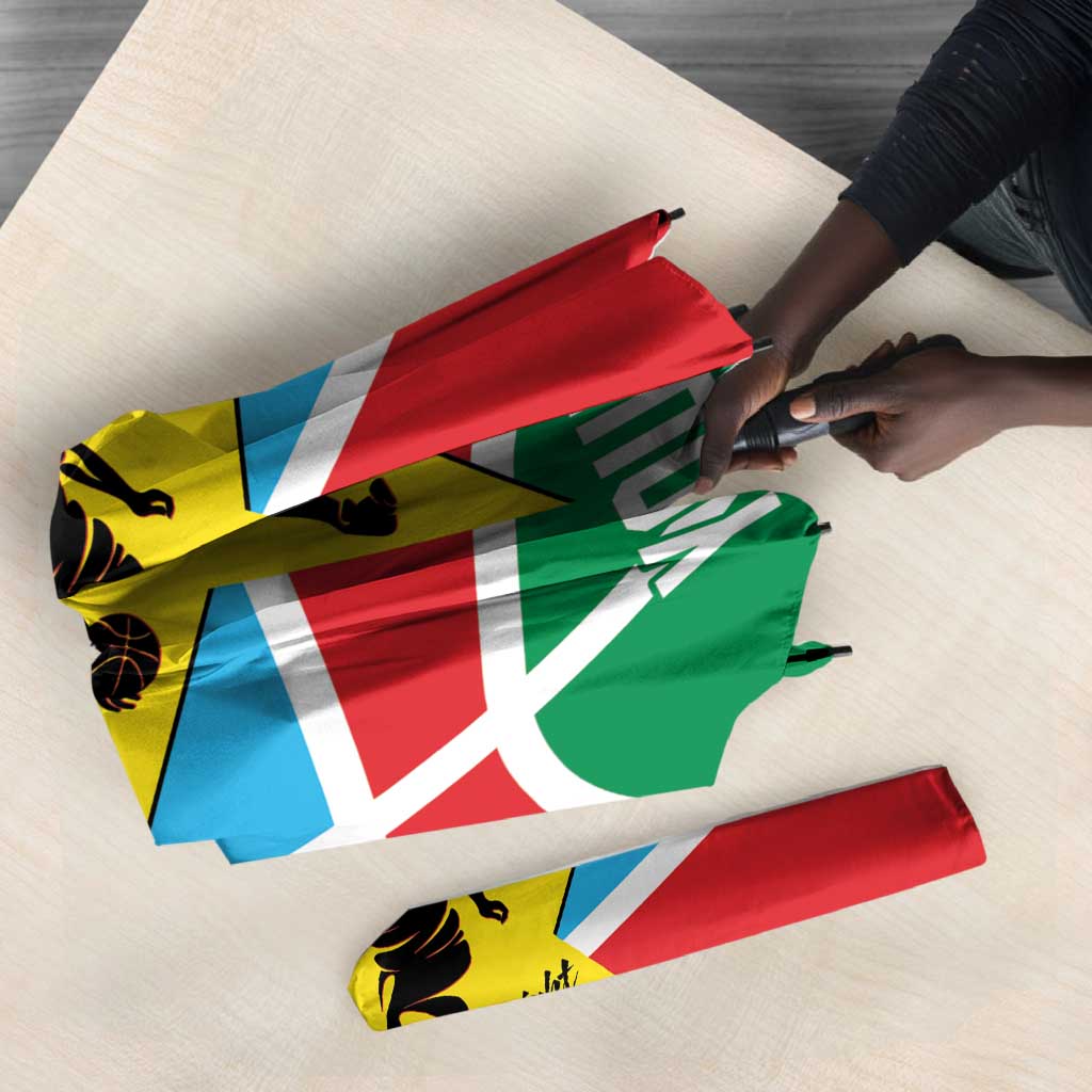 South Sudan Basketball Custom Umbrella Come On Bright Stars