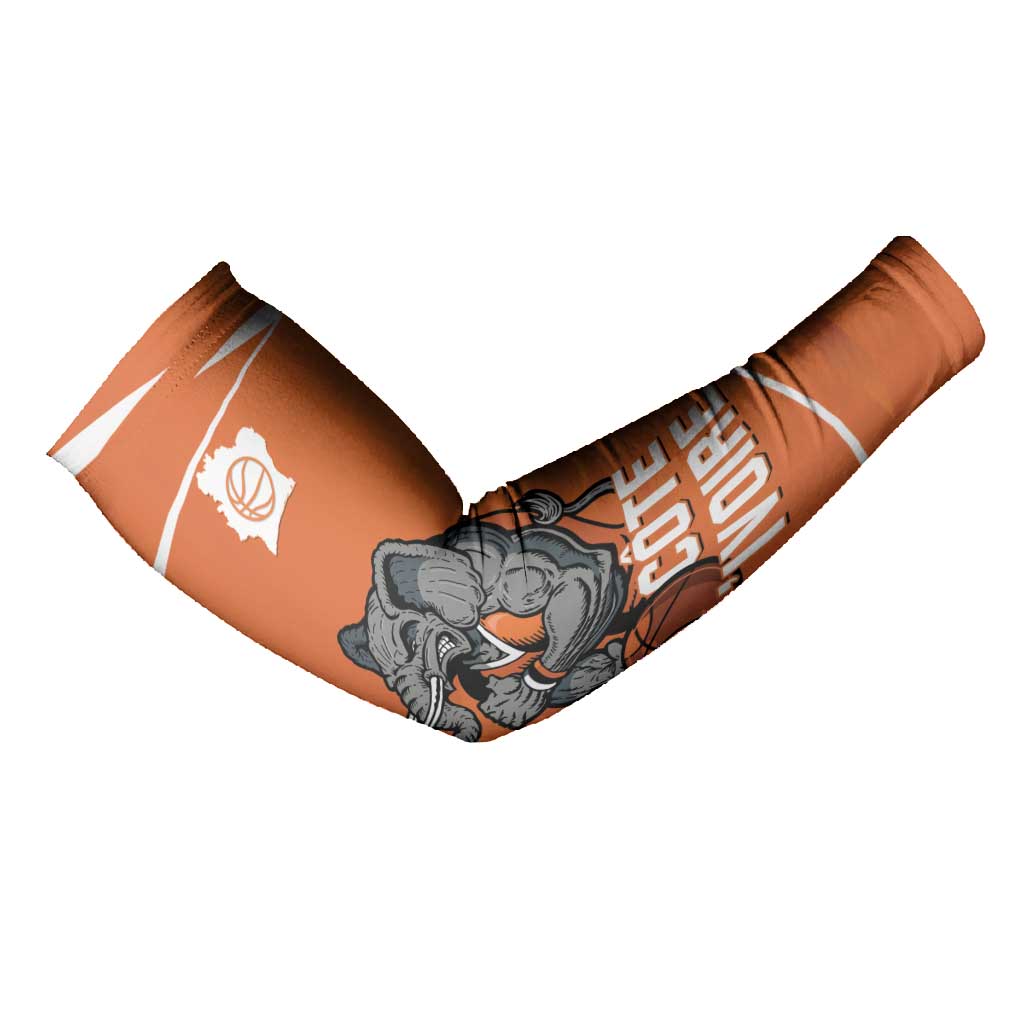 Ivory Coast Basketball Custom Arm Sleeves Allez Les Elephants