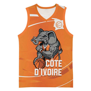 Afro Basketball Custom Ivory Coast Basketball Jersey Allez Les Elephants LT14