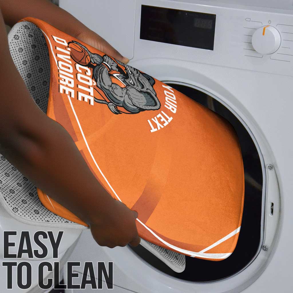 Ivory Coast Basketball Custom Bathroom Set Allez Les Elephants