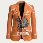 Ivory Coast Basketball Custom Blazer Allez Les Elephants