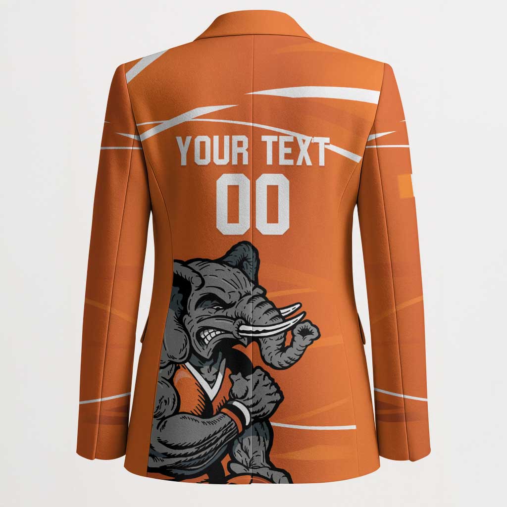 Ivory Coast Basketball Custom Blazer Allez Les Elephants